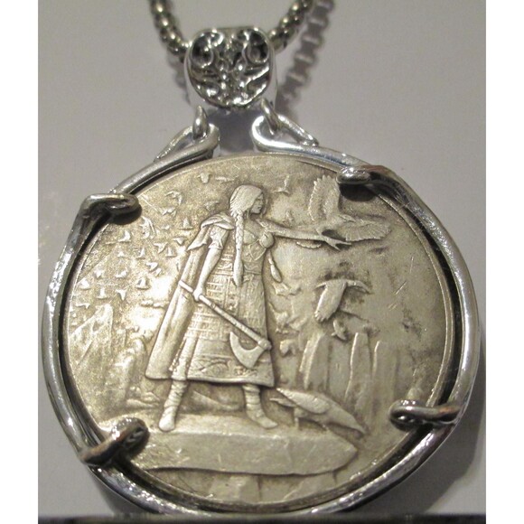 Celtic Lore NEW- Cernunnos & Morrigan Necklace- Two Necklaces in One - Picture 5 of 10